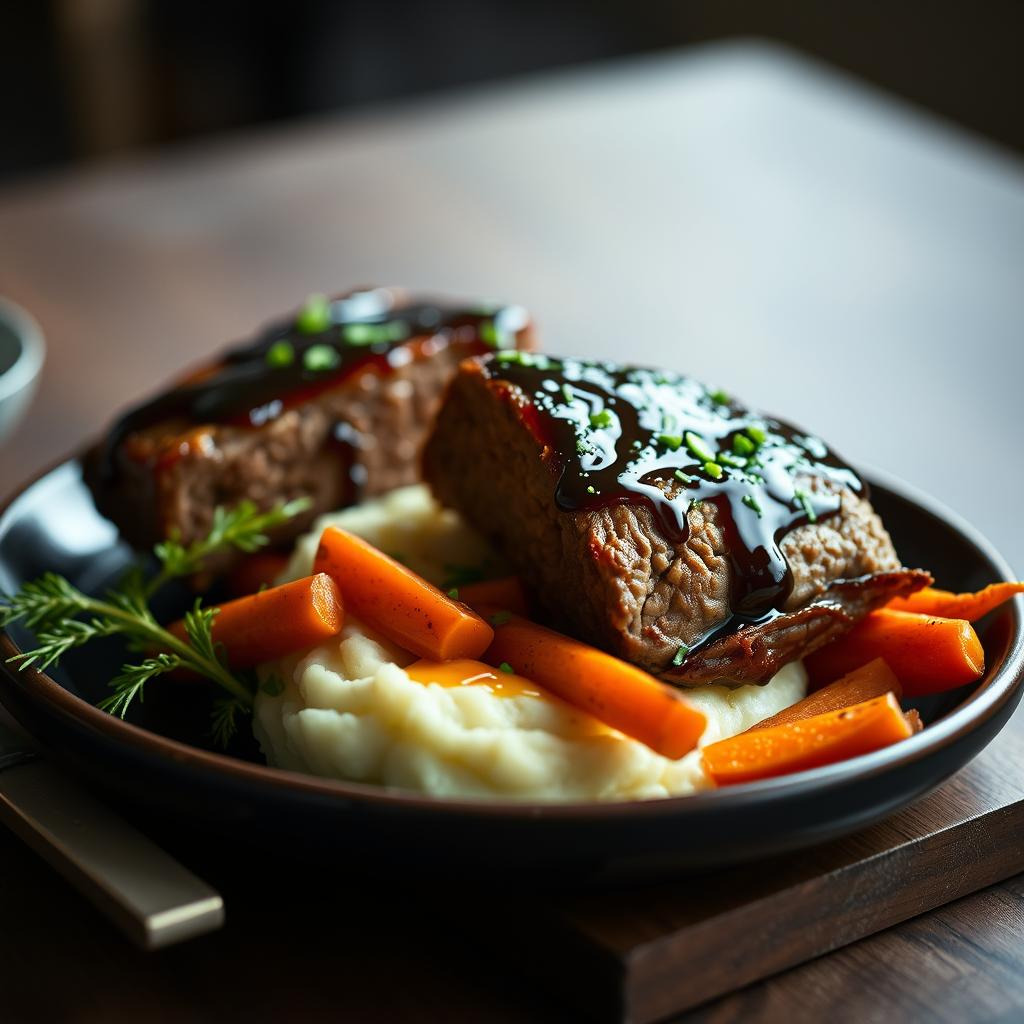 Soy Glazed Meatloaves